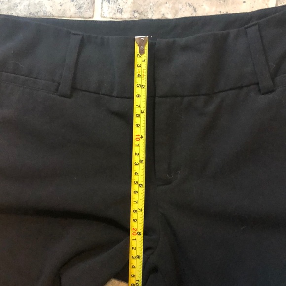 Cropped Trouser Style Black Pants - Picture 11 of 11